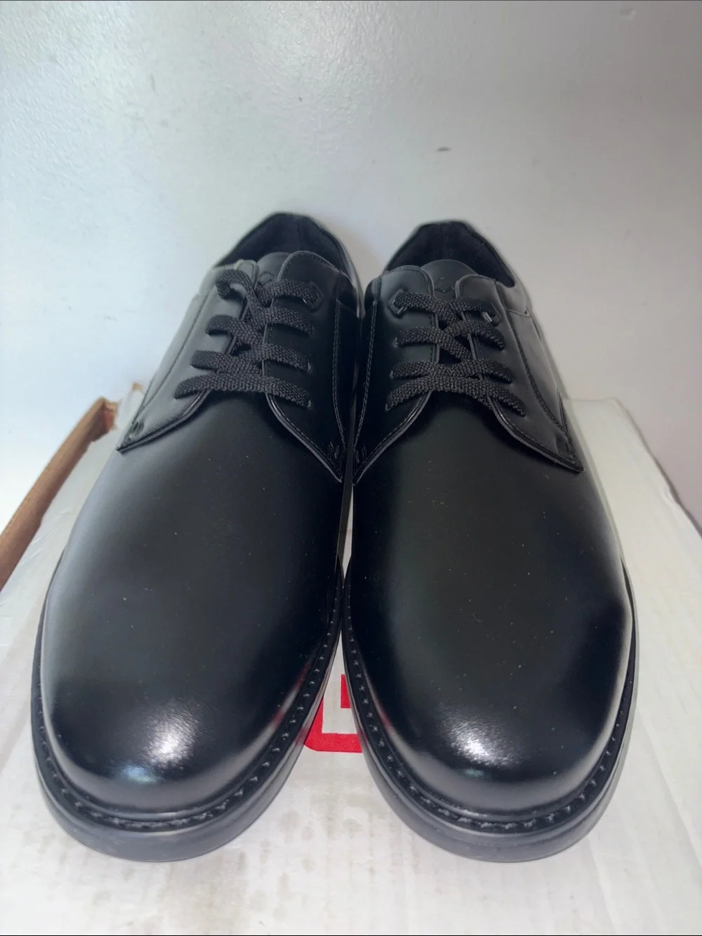 Nunn Bush Black Leather Men’s Lace-Up Dress Shoes size 12W